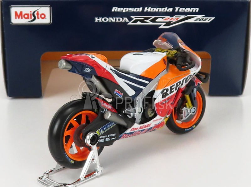 Maisto Honda Rc213v Repsol Honda Team N 93 Motogp 2021 Marc Marquez 1:18 oranžová červená