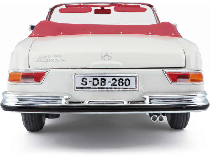 Maisto Mercedes-Benz 280SE Cabrio 1967 1:18 krémová