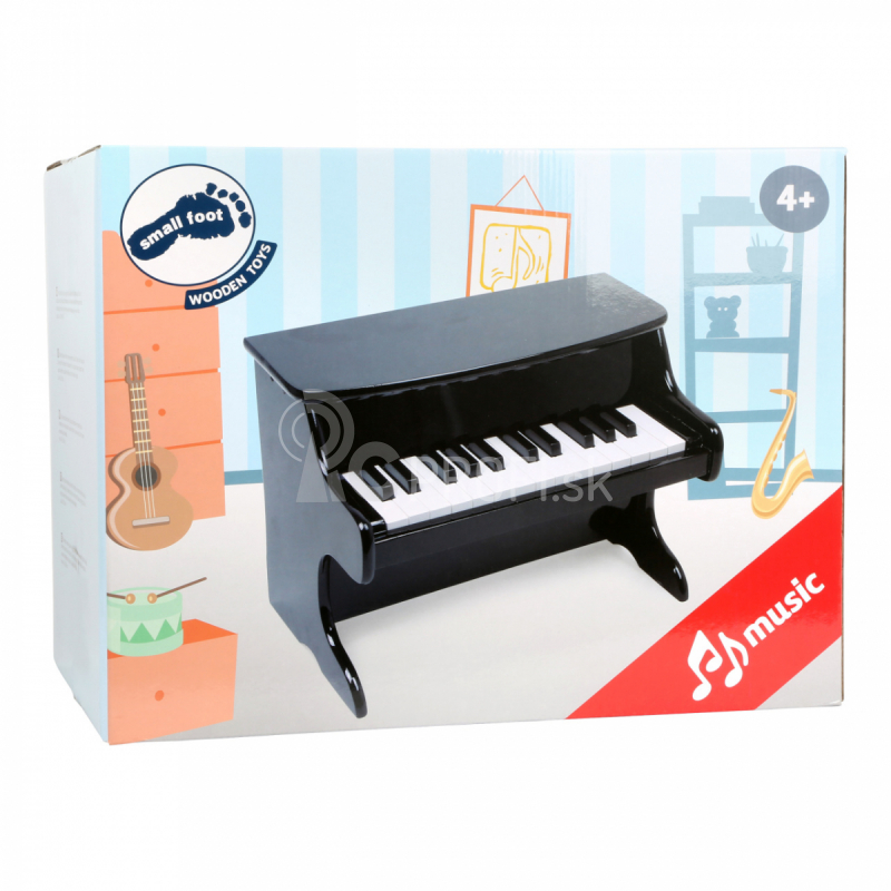 Malý drevený klavír Premium Black