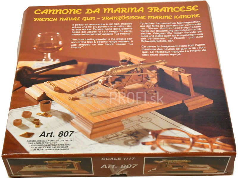 Mantua Model Francúzsky kanón 1:17 kit