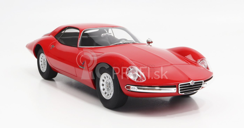 Maxima Alfa romeo Giulia Tz2 Coupe Pininfarina 1965 1:18 Alfa červená
