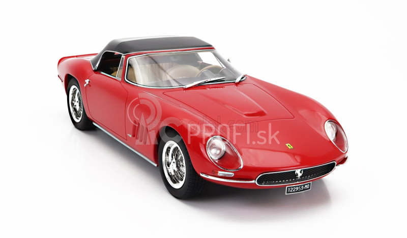 Maxima Ferrari 250 Gt Nembo Spider Soft-top Closed #1777gt 1965 1:18 Červená béžová