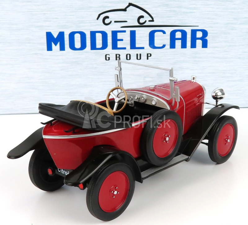 Mcg Citroen 5 Cv Cabriolet Otvorený 1922 1:18 Červená čierna