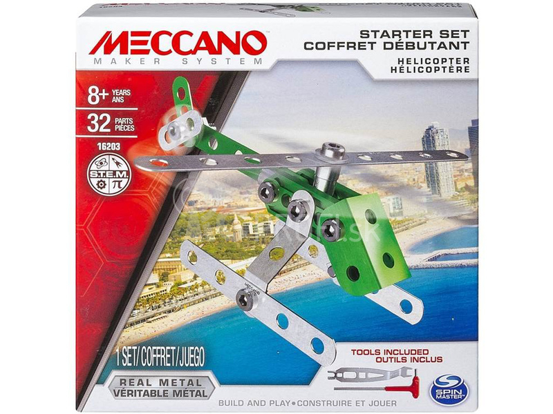MECCANO – Helikoptéra (32 dielikov)
