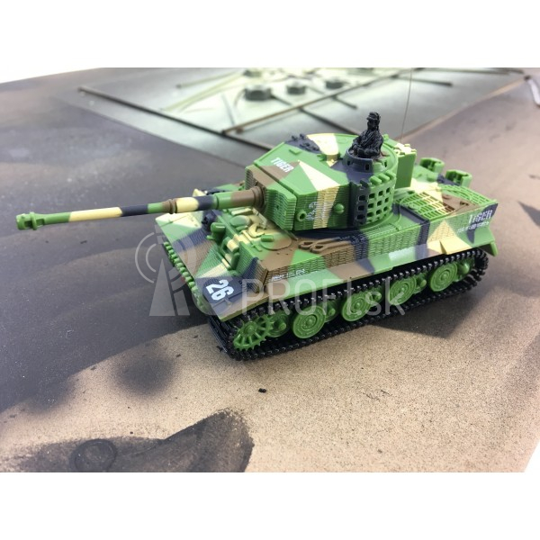 RC Tank German Tiger 1:72, zelená