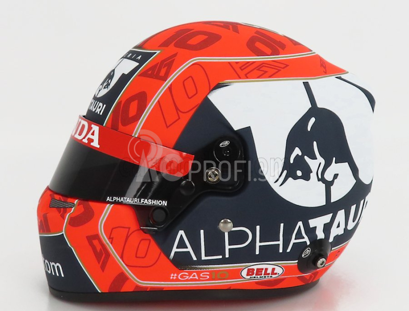Mini prilba Bell helma F1 Casco Prilba At02 Honda Ra620h Team Alpha Tauri N 10 Sezóna 2021 Pierre Gasly 1:2 Červená čierna