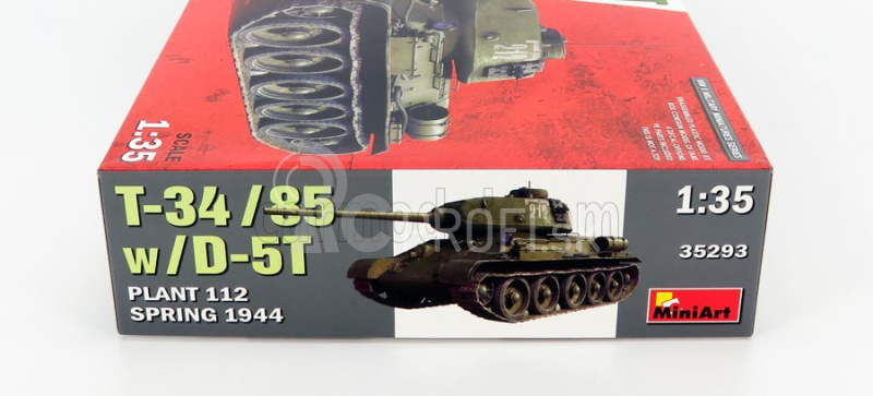 Miniart Kampfpanzer T-34/85 Tank Vojenský jar 1944 1:35 /
