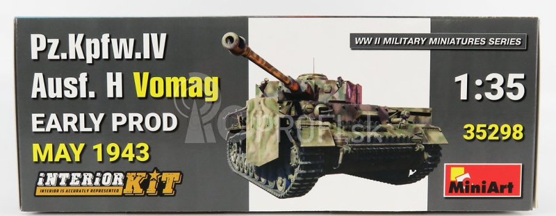 Miniart Krupp H Vomag Vojenský tank máj 1943 1:35 /