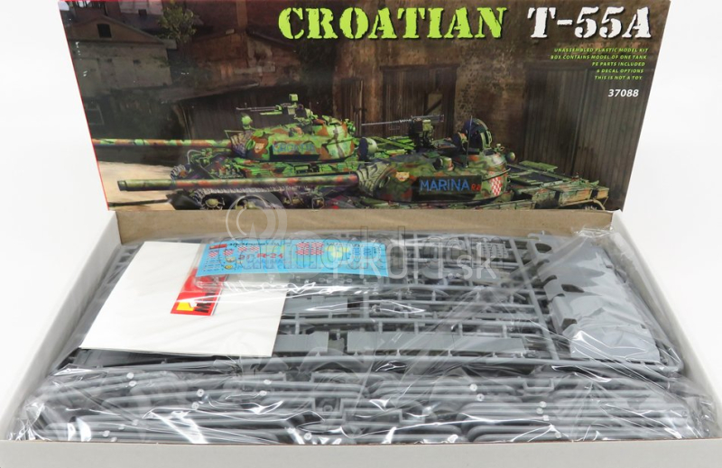 Miniart Tank T55a Chorvátsky tank 1:35 /