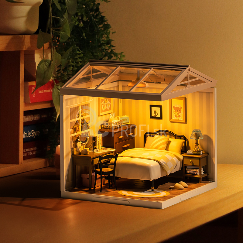 Miniatúrny domček RoboTime Spálňa Sladký sen
