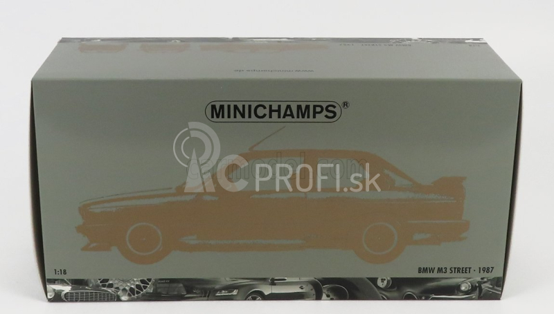 Minichamps BMW radu 3 M3 (e30) 1987 1:18 biela