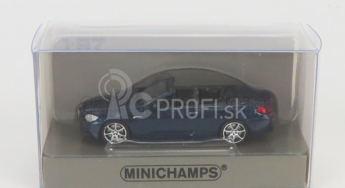 Minichamps BMW radu 6 M6 Cabriolet Open (f13) 2015 1:87 Blue Met