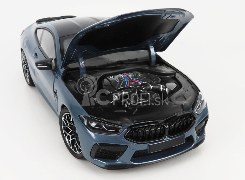 Minichamps BMW radu 8 M8 Coupe (f92) 2020 1:18 Light Blue Met