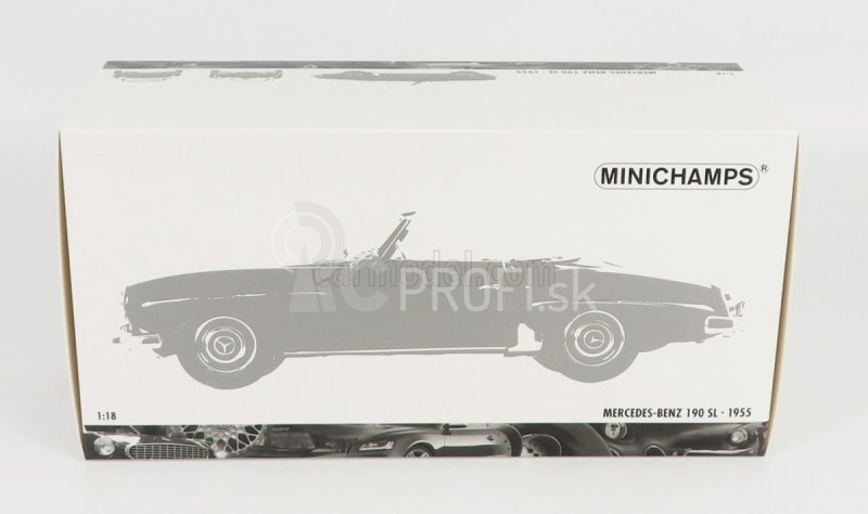 Minichamps Mercedes Benz Sl-class 190sl (w121) Spider 1955 1:18 červená