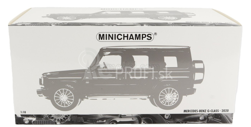 Minichamps Mercedes benz triedy G Amg G63 (w463) V8 Biturbo 2020 1:18 Červená
