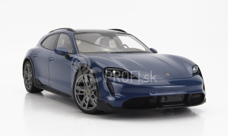 Minichamps Porsche Taycan Turbo S Cross Turismo 2021 1:18 Blue Met