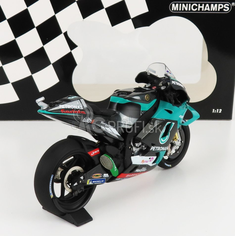 Minichamps Yamaha Yzr-m1 Team Petronas Sepang Racing N21 Motogp sezóna 2020 Franco Morbidelli 1:12 zelená čierna