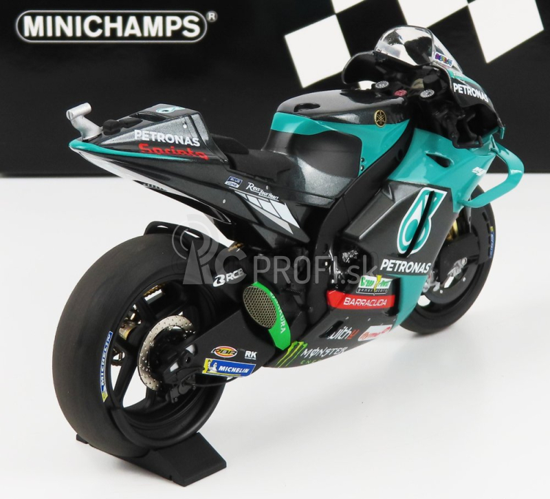 Minichamps Yamaha Yzr-m1 Team Petronas Yamaha Srt N 21 Motogp sezóna 2021 Franco Morbidelli 1:12 čierna zelená