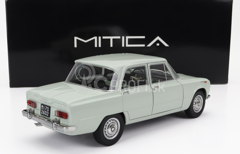 Mitica-diecast Alfa romeo Giulia 1.6 Ti 1962 1:18 Acqua Di Fonte - veľmi svetlá zelená