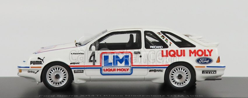 Modely v mierke Neo Ford england Sierra Xr4ti Team Liqui Moly N 4 Dtm Season 1986 K.niedzwedz 1:43 White
