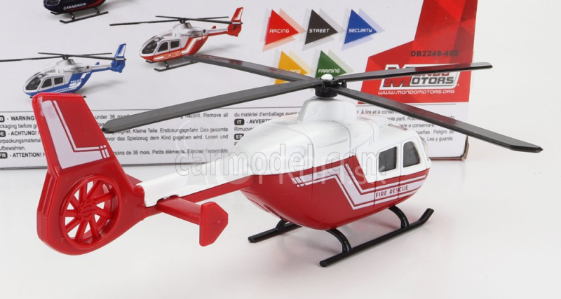 Mondomotors Agusta Helicopter Fire Engine 2010 - cm. 15.5 1:60 červená biela