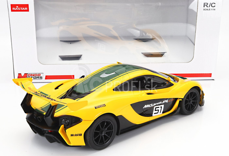Mondomotors Mclaren P1 Gtr N 51 Concept Car 2015 1:14 žltozelená čierna