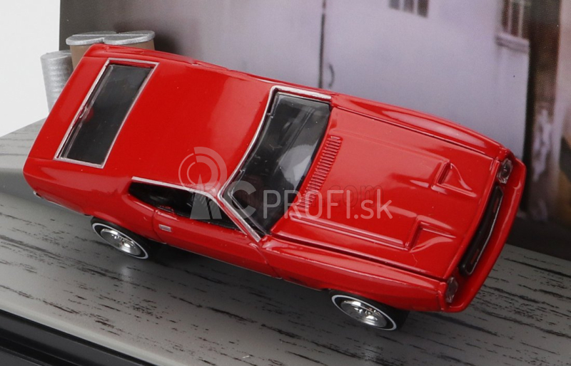 Motor-max Ford usa Mustang Mach-1 Coupe 1971 - 007 James Bond - Diamanty sú večné - Una Cascata Di Diamanti 1:64 červená