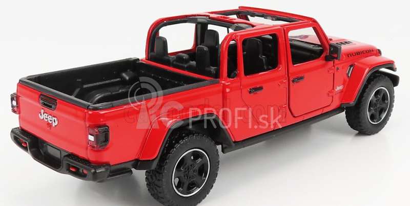 Motor-max Jeep Gladiator Pick-up Rubicon Hard-top Open 2020 1:27 Červená