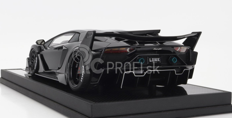 Motorhelix Lamborghini Aventador Gt Evo Lbwk Lb-works 2019 1:18 Black Metamid Carbon