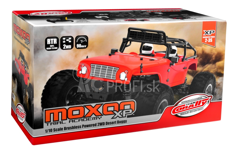 MOXOO XP - 1/10 Monster Truck 2WD - RTR - striedavý motor