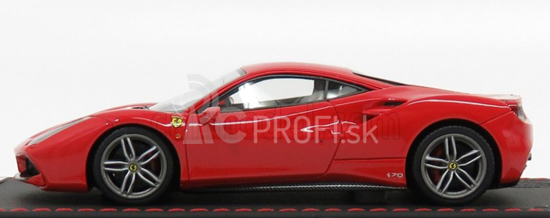 Mr-models Ferrari 488 Gtb 2017 - Inšpirované 250 Gto 1:43 Červená