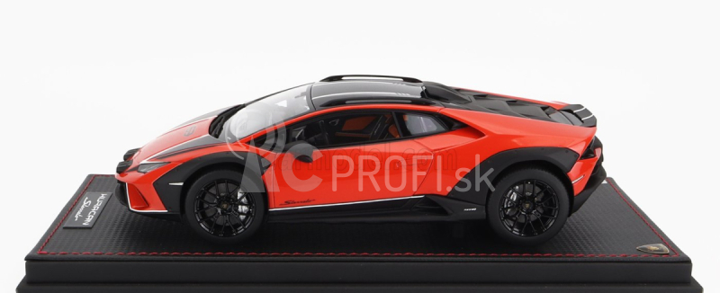 Mr-models Lamborghini Huracan N 63 Sterrato 2022 - Con Vetrina - S vitrínou 1:18 Arancio Xanto - oranžová