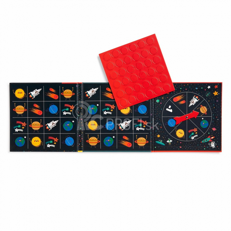 Mudpuppy Magnetická stolová hra space bingo