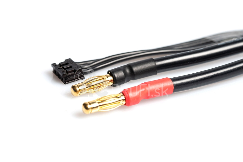 Nabíjací kábel 350mm 2S LiPo HARDCASE z G4 na P4/5 vrátane balančného konektora. EHR