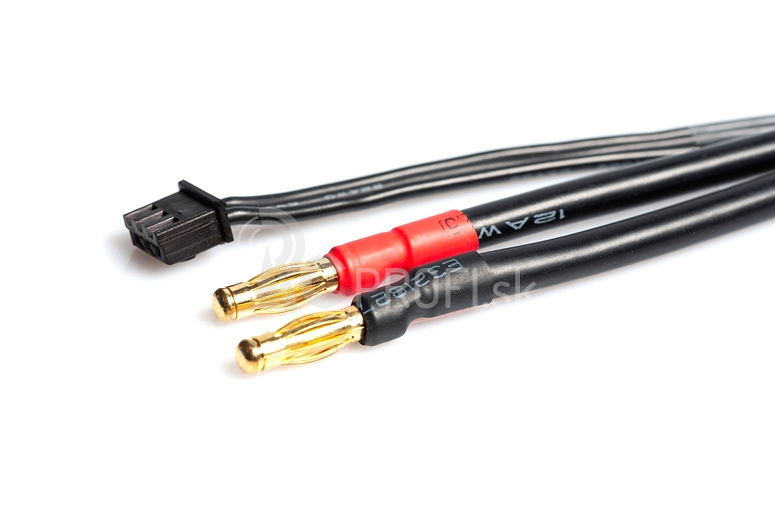 Nabíjací kábel 350mm 2S LiPo HARDCASE z G4 na P4/5 vrátane balančného konektora. XH