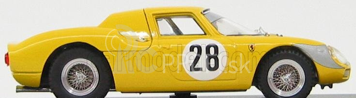 Najlepší model Ferrari 250 Lm N 28 1000km Parigi 1966 Gosselin - Noblet 1:43 Yellow