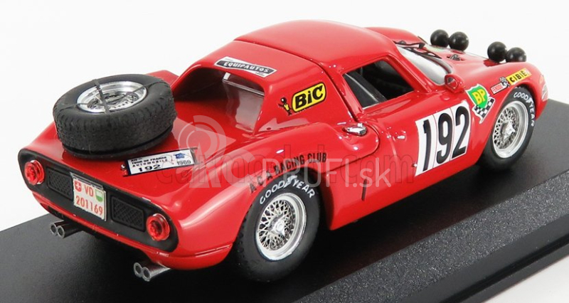 Najlepší model Ferrari 250lm N 192 Tour De France 1969 Rouget - Depret 1:43 Red