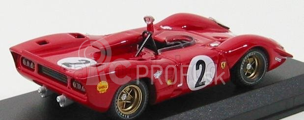 Najlepší model Ferrari 312 P Spy Monza 1969 N 2 Rodriguez Schetty 1:43 Red