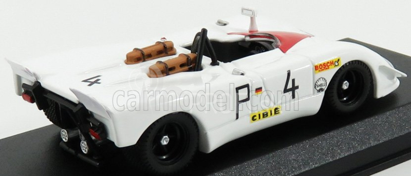 Najlepší model Porsche 908/02 Flunder N 4 2nd 1000km Nurburgring 1969 Stommelen - Herrmann 1:43 White