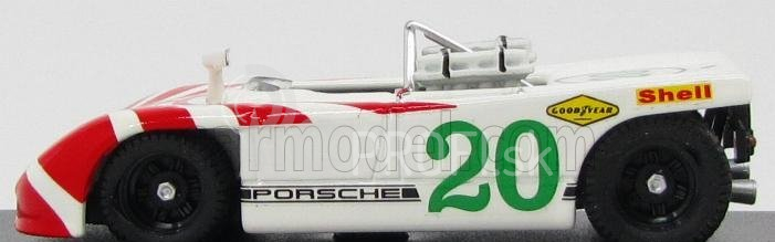 Najlepší model Porsche 908/3 N 20 Targa Florio 1970 Elford - Herrmann 1:43 Bielo-červená