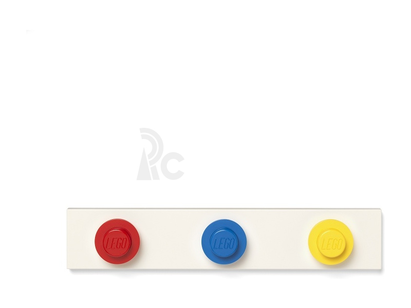 Nástenný vešiak LEGO – svetloružová, tmavoružová, fialová