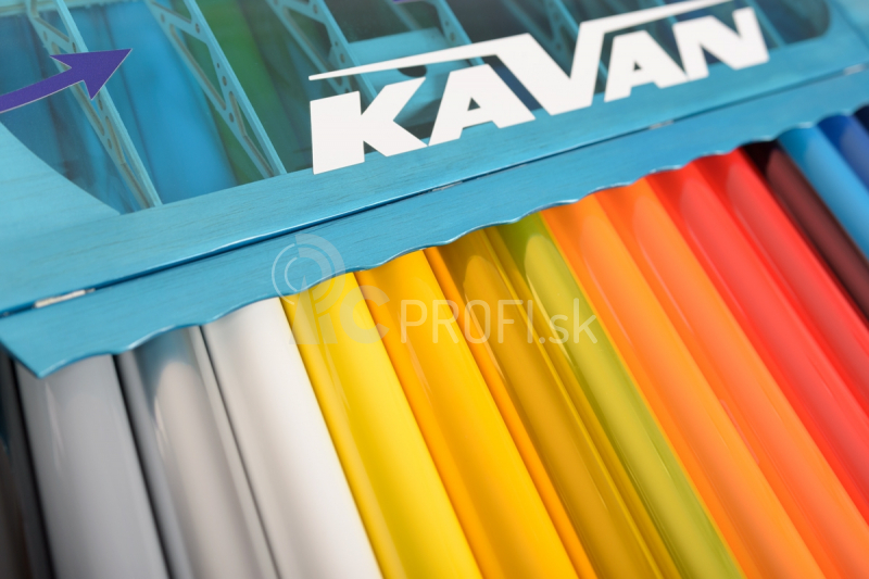 Nažehľovacia fólia KAVAN - transparentná svetložltá