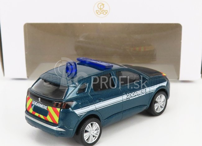 Norev Peugeot 3008 Gendarmerie 2020 1:64 Blue Met
