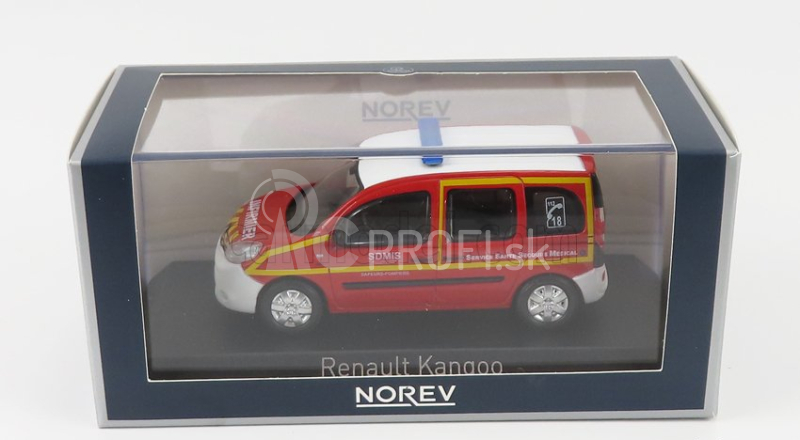 Norev Renault Kangoo Infirmier Sssm Pompiers 2013 1:43 Červená biela žltá