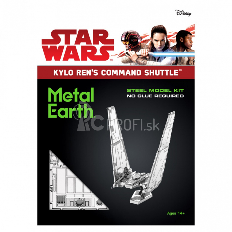 Oceľová stavebnica Star Wars EP 7 Kylo Ren's Shuttle