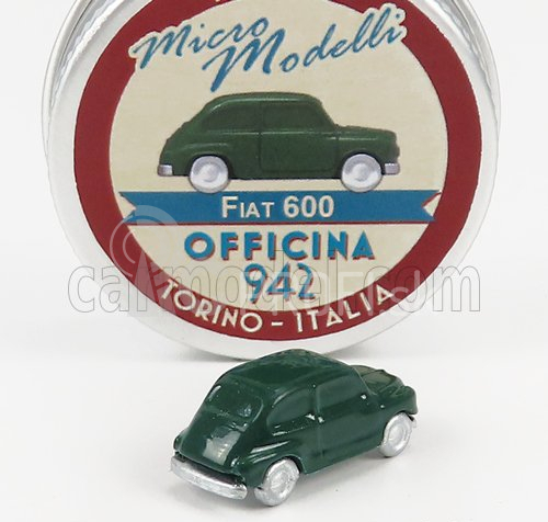 Officina-942 Fiat 600 1955 1:160 tmavozelená
