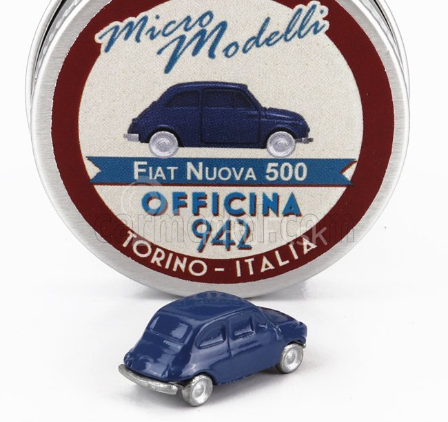 Officina-942 Fiat Nuova 500 1957 1:160 Modrá