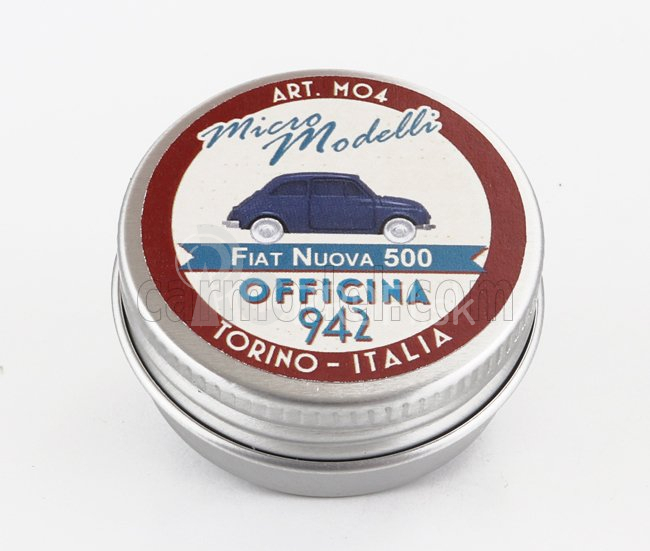 Officina-942 Fiat Nuova 500 1957 1:160 Modrá