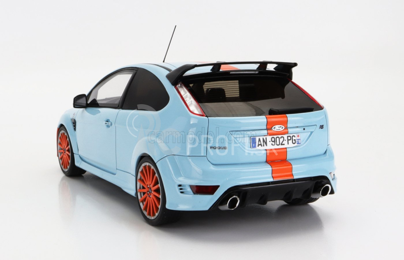 Otto-mobile Ford england Focus Rs Mkii 2010 - 24h Le Mans Tribute 1:18 Light Blue Orange