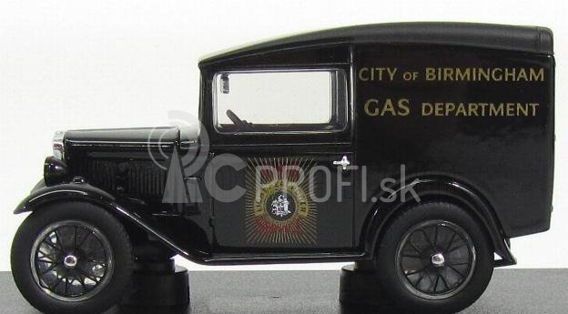 Oxford-models Austin Seven Rn Van Gas City Of Birmingham 1923 1:43 čierna